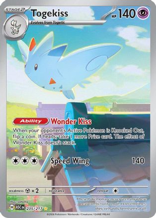 Togekiss (235/217) - Holofoil [ME Ascended Heroes] - ME: Ascended Heroes - Card Brawlers | Quebec | Canada |