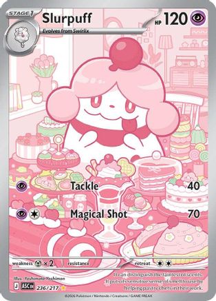 Slurpuff (236/217) - Holofoil [ME Ascended Heroes] - ME: Ascended Heroes - Card Brawlers | Quebec | Canada |