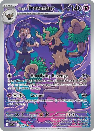 Hop's Trevenant (237/217) - Holofoil [ME Ascended Heroes] - ME: Ascended Heroes - Card Brawlers | Quebec | Canada |