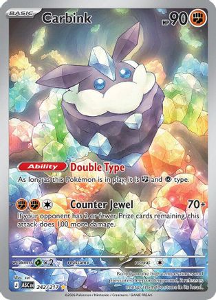 Carbink (242/217) - Holofoil [ME Ascended Heroes] - ME: Ascended Heroes - Card Brawlers | Quebec | Canada |
