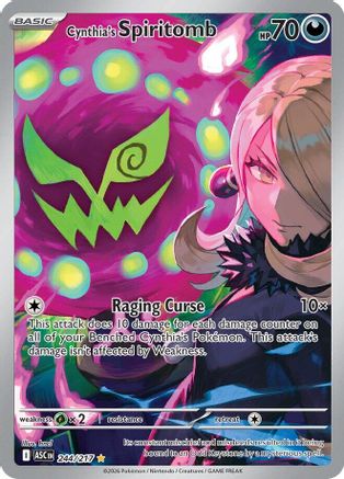 Cynthia's Spiritomb (244/217) - Holofoil [ME Ascended Heroes] - ME: Ascended Heroes - Card Brawlers | Quebec | Canada |