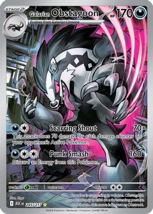 Galarian Obstagoon (245/217) - Holofoil [ME Ascended Heroes] - ME: Ascended Heroes - Card Brawlers | Quebec | Canada |
