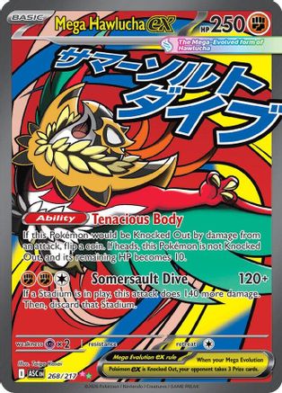 Mega Hawlucha ex (268/217) - Holofoil [ME Ascended Heroes] - ME: Ascended Heroes - Card Brawlers | Quebec | Canada |