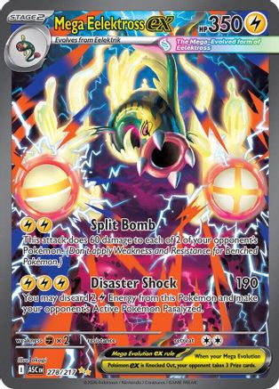 Mega Eelektross ex (278/217) - Holofoil [ME Ascended Heroes] - ME: Ascended Heroes - Card Brawlers | Quebec | Canada |