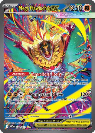 Mega Hawlucha ex (283/217) - Holofoil [ME Ascended Heroes] - ME: Ascended Heroes - Card Brawlers | Quebec | Canada |