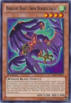 Heraldic Beast Twin-Headed Eagle [CBLZ-EN015] Rare - Yu-Gi-Oh! - Card Brawlers | Quebec | Canada |