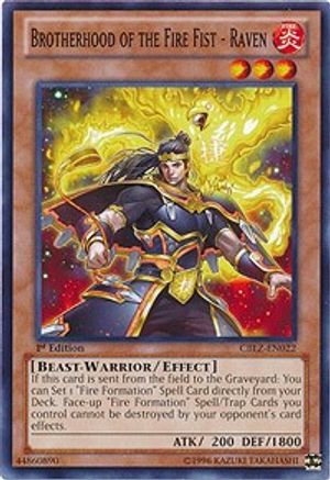 Brotherhood of the Fire Fist - Raven [CBLZ-EN022] Common - Yu-Gi-Oh! - Card Brawlers | Quebec | Canada |