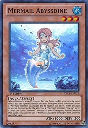 Sirène Abyssdine [CBLZ-EN032] Super Rare 