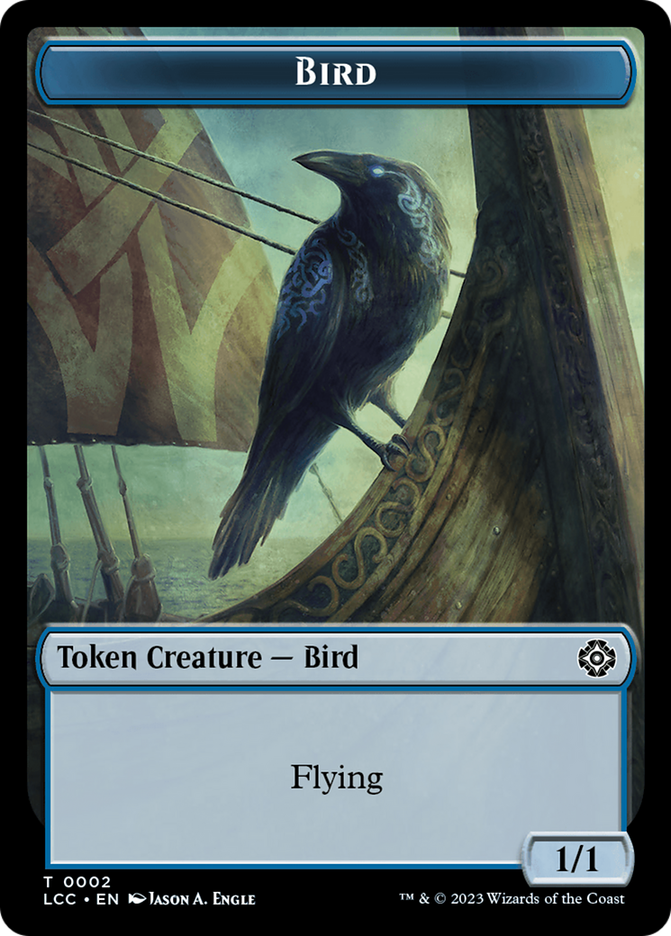 Bird // Merfolk (0003) Double-Sided Token [The Lost Caverns of Ixalan Commander Tokens] - Magic: The Gathering - Card Brawlers | Quebec | Canada |