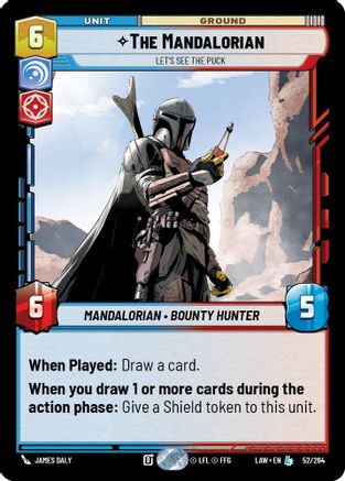 The Mandalorian - Let's See The Puck (52/264) - A Lawless Time - A Lawless Time - Card Brawlers | Quebec | Canada |