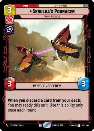 Sebulba's Podracer - Taking the Lead (176/264) - A Lawless Time - A Lawless Time - Card Brawlers | Quebec | Canada |
