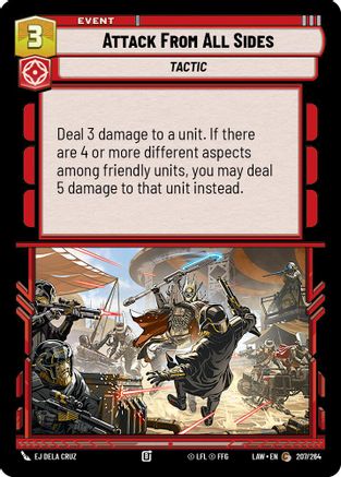 Attack From All Sides (207/264) - A Lawless Time - A Lawless Time - Card Brawlers | Quebec | Canada |
