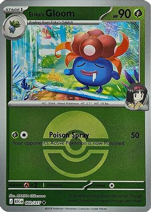 Erika's Gloom (Poke Ball) (002/null) - Reverse Holofoil [ME Ascended Heroes] - ME: Ascended Heroes - Card Brawlers | Quebec | Canada |