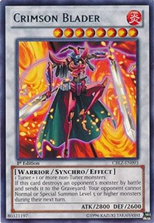 Crimson Blader [CBLZ-EN093] Rare - Yu-Gi-Oh! - Card Brawlers | Quebec | Canada |
