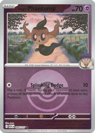 Hop's Phantump (Poke Ball) (095/null) - Reverse Holofoil [ME Ascended Heroes] - ME: Ascended Heroes - Card Brawlers | Quebec | Canada |