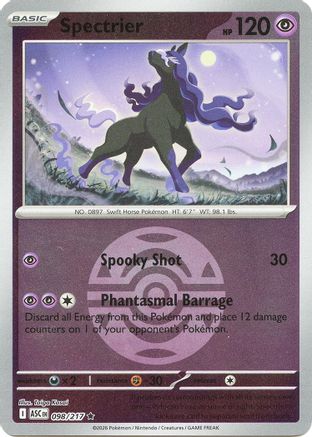 Spectrier (Dusk Ball) (098/null) - Reverse Holofoil [ME Ascended Heroes] - ME: Ascended Heroes - Card Brawlers | Quebec | Canada |