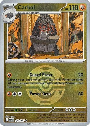 Carkol (Dusk Ball) (119/null) - Reverse Holofoil [ME Ascended Heroes] - ME: Ascended Heroes - Card Brawlers | Quebec | Canada |