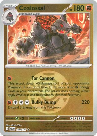 Coalossal (Dusk Ball) (120/null) - Reverse Holofoil [ME Ascended Heroes] - ME: Ascended Heroes - Card Brawlers | Quebec | Canada |
