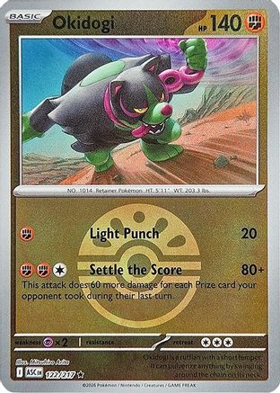 Okidogi (Friend Ball) (122/null) - Reverse Holofoil [ME Ascended Heroes] - ME: Ascended Heroes - Card Brawlers | Quebec | Canada |