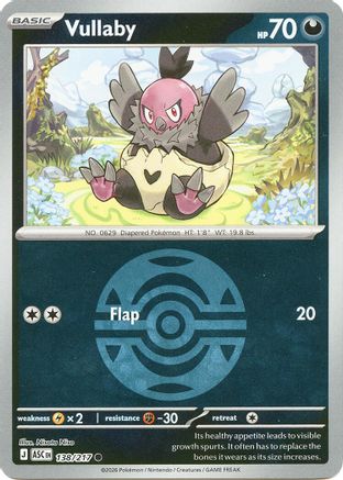 Vullaby (Dusk Ball) (138/null) - Reverse Holofoil [ME Ascended Heroes] - ME: Ascended Heroes - Card Brawlers | Quebec | Canada |