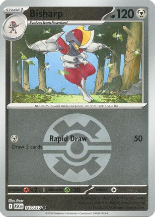Bisharp (Quick Ball) (147/null) - Reverse Holofoil [ME Ascended Heroes] - ME: Ascended Heroes - Card Brawlers | Quebec | Canada |