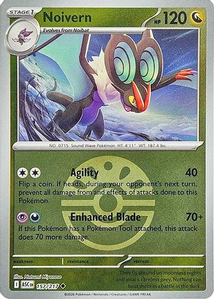 Noivern (Friend Ball) (157/null) - Reverse Holofoil [ME Ascended Heroes] - ME: Ascended Heroes - Card Brawlers | Quebec | Canada |
