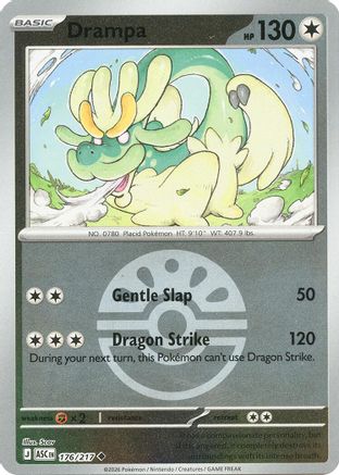 Drampa (Friend Ball) (176/null) - Reverse Holofoil [ME Ascended Heroes] - ME: Ascended Heroes - Card Brawlers | Quebec | Canada |