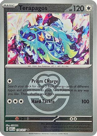 Terapagos (Love Ball) (178/null) - Reverse Holofoil [ME Ascended Heroes] - ME: Ascended Heroes - Card Brawlers | Quebec | Canada |