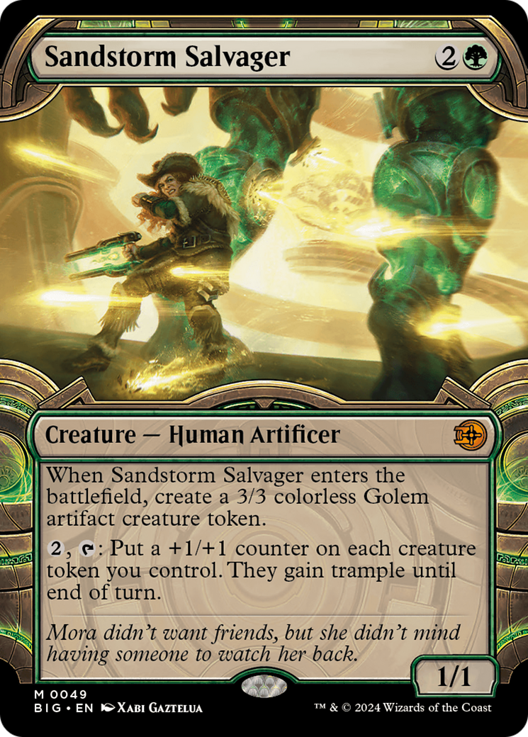 Sandstorm Salvager (Showcase) [Outlaws of Thunder Junction: The Big Score] - Magic: The Gathering - Card Brawlers | Quebec | Canada |