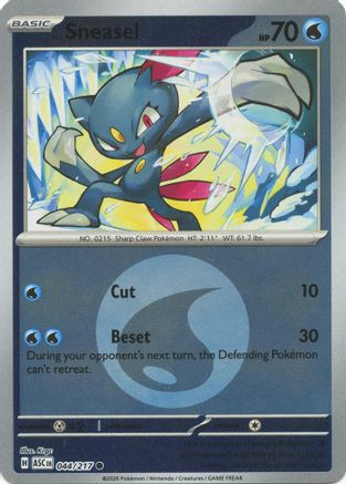 Sneasel (Energy Symbol Pattern) (044/null) - Reverse Holofoil [ME Ascended Heroes] - ME: Ascended Heroes - Card Brawlers | Quebec | Canada |