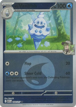 N's Vanillish (Energy Symbol Pattern) (050/null) - Reverse Holofoil [ME Ascended Heroes] - ME: Ascended Heroes - Card Brawlers | Quebec | Canada |