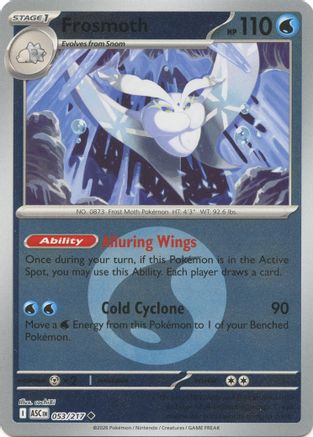 Frosmoth (Energy Symbol Pattern) (053/null) - Reverse Holofoil [ME Ascended Heroes] - ME: Ascended Heroes - Card Brawlers | Quebec | Canada |