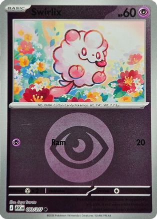 Swirlix (Energy Symbol Pattern) (093/null) - Reverse Holofoil [ME Ascended Heroes] - ME: Ascended Heroes - Card Brawlers | Quebec | Canada |