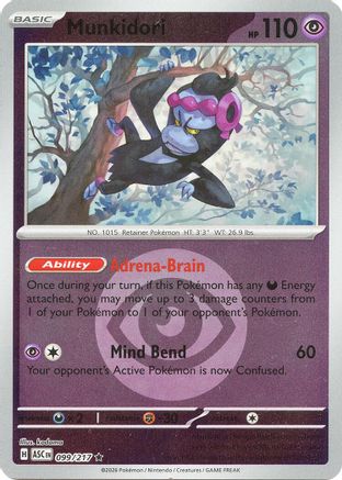 Munkidori (Energy Symbol Pattern) (099/null) - Reverse Holofoil [ME Ascended Heroes] - ME: Ascended Heroes - Card Brawlers | Quebec | Canada |