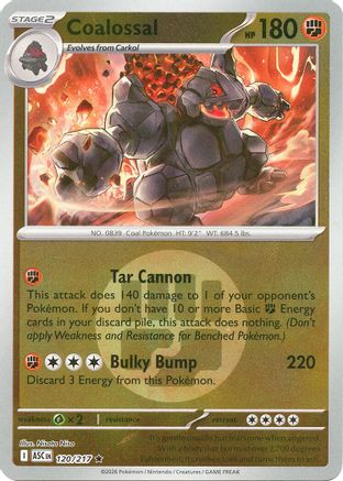 Coalossal (Energy Symbol Pattern) (120/null) - Reverse Holofoil [ME Ascended Heroes] - ME: Ascended Heroes - Card Brawlers | Quebec | Canada |