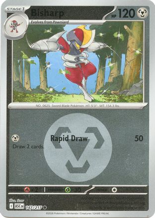 Bisharp (Energy Symbol Pattern) (147/null) - Reverse Holofoil [ME Ascended Heroes] - ME: Ascended Heroes - Card Brawlers | Quebec | Canada |