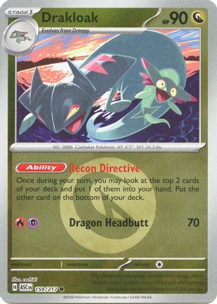 Drakloak (159/217) - Reverse Holofoil [ME Ascended Heroes] - ME: Ascended Heroes - Card Brawlers | Quebec | Canada |