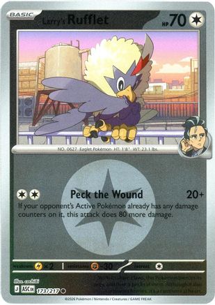 Larry's Rufflet (Energy Symbol Pattern) (173/null) - Reverse Holofoil [ME Ascended Heroes] - ME: Ascended Heroes - Card Brawlers | Quebec | Canada |
