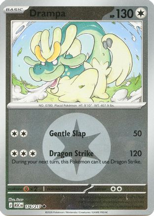 Drampa (Energy Symbol Pattern) (176/null) - Reverse Holofoil [ME Ascended Heroes] - ME: Ascended Heroes - Card Brawlers | Quebec | Canada |
