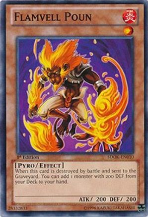 Flamvell Poun [SDOK-EN010] Common - Yu-Gi-Oh! - Card Brawlers | Quebec | Canada |