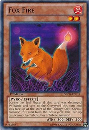 Fox Fire [SDOK-EN018] Common - Yu-Gi-Oh! - Card Brawlers | Quebec | Canada |