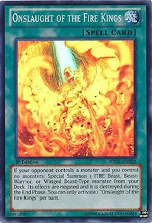 Onslaught of the Fire Kings [SDOK-EN022] Super Rare - Yu-Gi-Oh! - Card Brawlers | Quebec | Canada |
