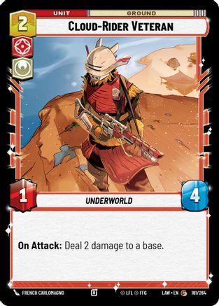 Cloud-Rider Veteran (181/264) - A Lawless Time - A Lawless Time - Card Brawlers | Quebec | Canada |