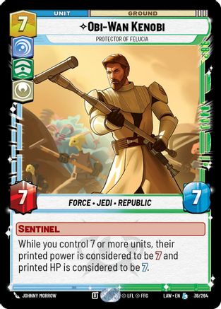 Obi-Wan Kenobi - Protector of Felucia (38/264) - A Lawless Time - A Lawless Time - Card Brawlers | Quebec | Canada |