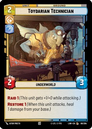 Toydarian Technician (90/264) - A Lawless Time - A Lawless Time - Card Brawlers | Quebec | Canada |