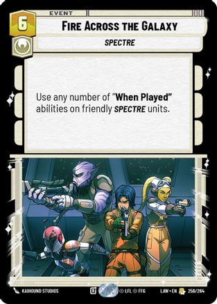 Fire Across the Galaxy (256/264) - A Lawless Time - A Lawless Time - Card Brawlers | Quebec | Canada |