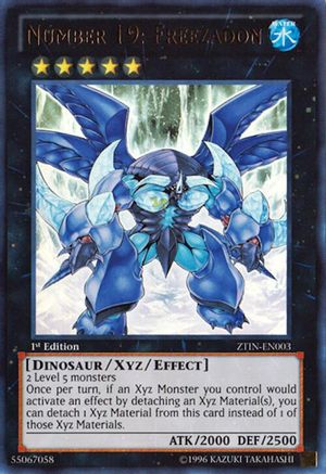 Number 19: Freezadon [ZTIN-EN003] Ultra Rare - Yu-Gi-Oh! - Card Brawlers | Quebec | Canada |