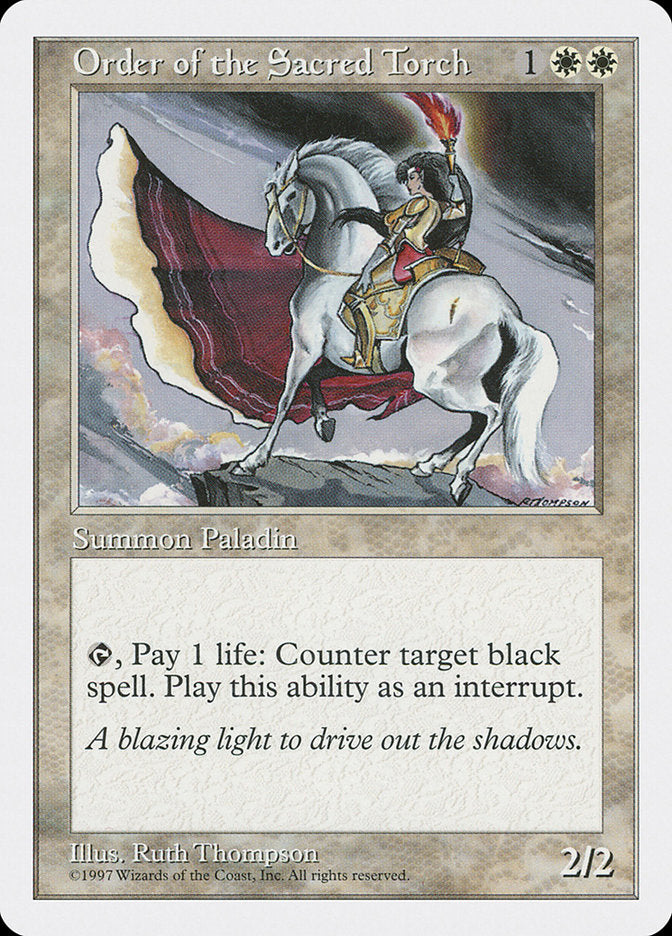 Order of the Sacred Torch [Fifth Edition] - Magic: The Gathering - Card Brawlers | Quebec | Canada |