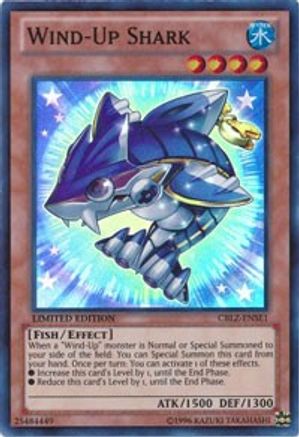 Wind-Up Shark [CBLZ-ENSE1] Super Rare - Yu-Gi-Oh! - Card Brawlers | Quebec | Canada |