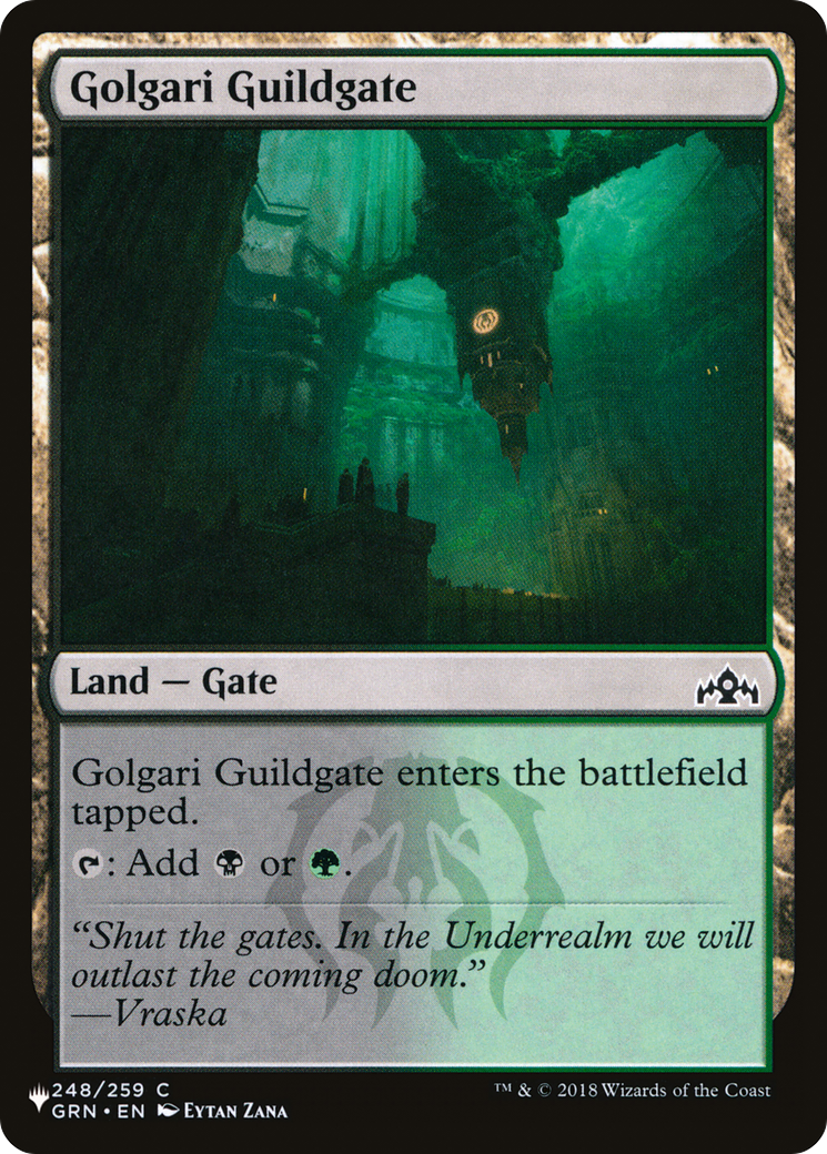 Golgari Guildgate [The List] - Magic: The Gathering - Card Brawlers | Quebec | Canada |